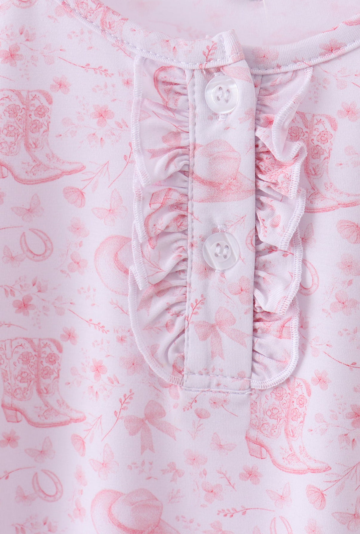 PREMIUM PINK BOOTS BAMBOO PANTS SET